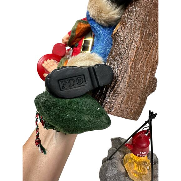 Dept 56 Possible Dreams Clothtique Santa-BASE CAMP with Lighted Campfire OBI! - Picture 12 of 16